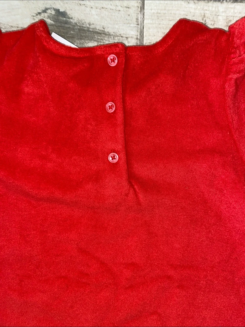 Janie and Jack Red Terry Cloth Flutter Sleeve Dress Swimsuit Cover Up Size 5 New